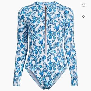 Lilly Pulitzer Randee Rashguard One Piece Swimsuit